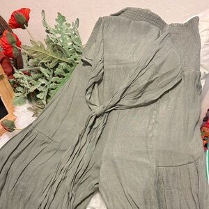Elegant Olive Green Women's Jumpsuit